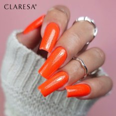 Gél lak CLARESA® Funky Disco 2 - Orange Pop