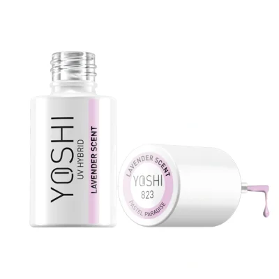 Gél lak YOSHI Pastel Paradise - Lavander Scent 823, 6ml