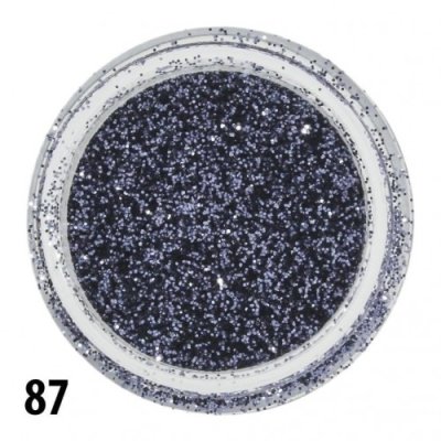 Csillámpor - sötétszürke - 87