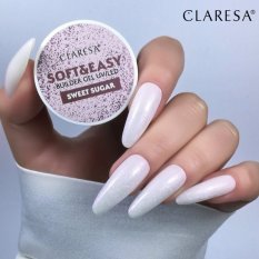 CLARESA® Stavební gel na nehty SOFT & EASY Builder gel SWEET SUGAR, 45g