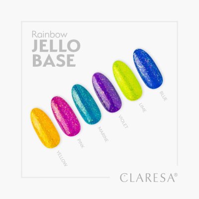 CLARESA® Rainbow Jello Base Pink gél lakk