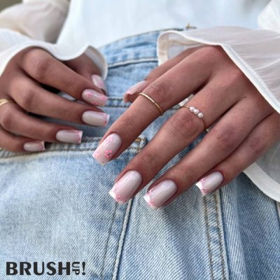 BRUSH UP! Stavebný UV/LED gél Do Well with Building Gel White Star, 12g