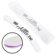 Fehér banán alakú körömreszelő Allle High Quality - 180/240 CU-04