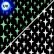 Nálepky na nechty svietiace - hviezdy - Colorf CY-033