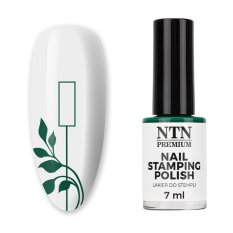 Lak na razítkování nehtů NTN Premium 7ml, č.102 - zelený