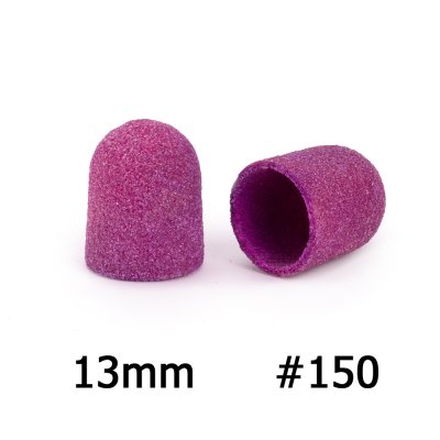 Brúsne klobúčiky Fabric Podo fialové 13mm, drsnosť 150, 10ks