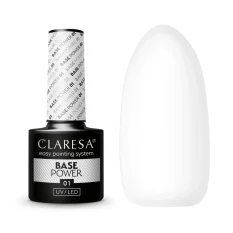 Gél lak CLARESA® Base Power 01 - číry, 5g