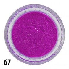 Třpytivý prášek - Tmavě růžový - 67