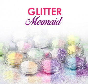 Spôsob použitia - ozdoby na nechty Glitter Mermaid