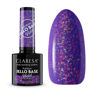 Gel lak CLARESA® Rainbow Jello Base Violet
