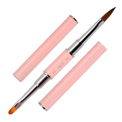 Obojstranný štetec na gél č.4 a akryl č.6 - ružový