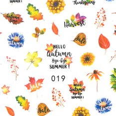 Nálepky na nechty - Hello Autumn 019