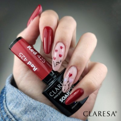 Gel lak CLARESA® RED 425, 5g