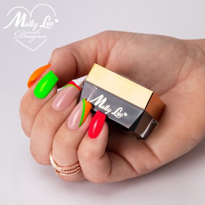 MollyLac Paint gel ombre Green, 5g