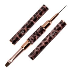 Obojstranný štetec na gél č.4 a zdobenie 9mm - leopardí vzor