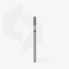 Diamantová fréza STALEKS Expert Rounded cylinder - zelená, FA30G023/8 (2,3mm/8mm)