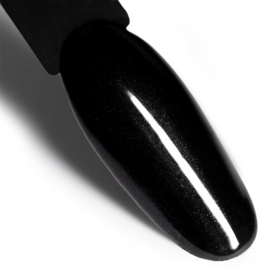 Prášek na nehty Glass Effect Black - 12