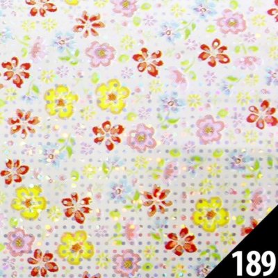 Transzfer fólia virágok 100cm - 189