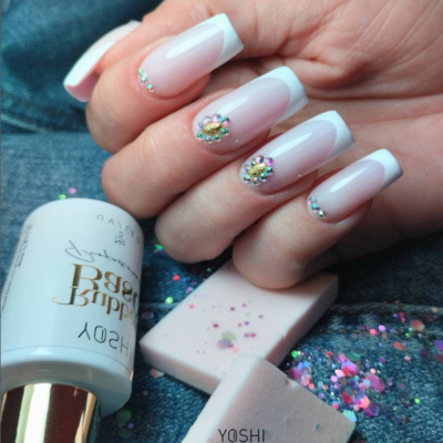 Gél lak YOSHI Rubber Base 2 - Milky White, 10ml