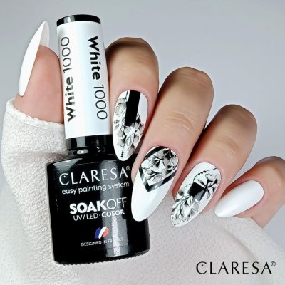 Gel lak CLARESA® WHITE 1000, 5g