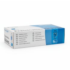 Batist Nitrilové rukavice nepúdrované, modré, 100ks, S