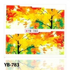 Vodní nálepky na nehty podzim YB-783