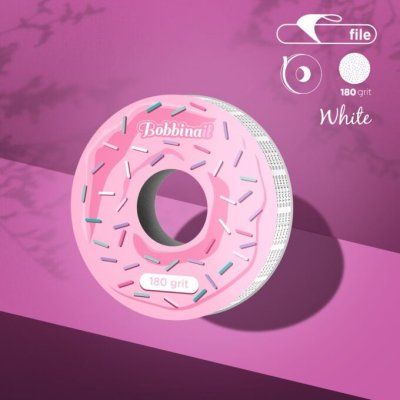 Staleks Expert Donut Bobbinail - Náhradný  jednorazový nalepovací pilník na nechty 7 m - zrnitosť 180