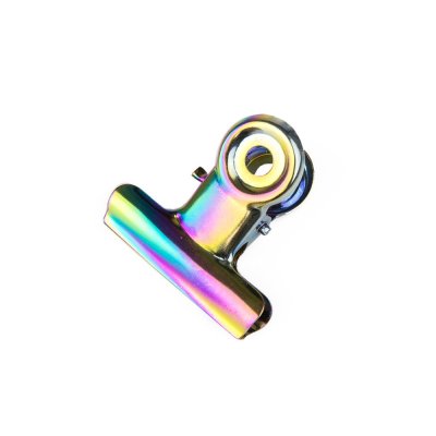 Kovový klip na nehty 2,2cm - kobalt, 5 ks