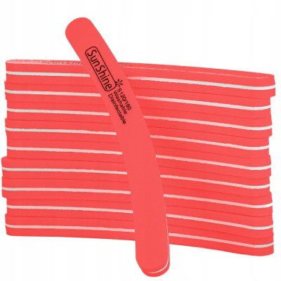 Penový pilník banán červený 120/180 - 10ks