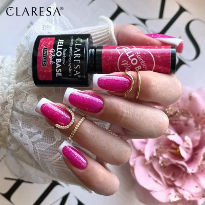 CLARESA® Rainbow Jello Base Pink gél lakk