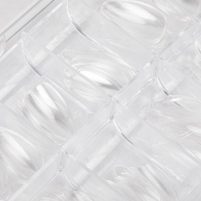 Clear tippek ragasztófelület nélkül, 2-ös modell, 100 db