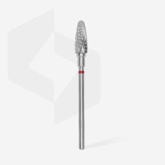 Staleks Karbidový brúsny nadstavec - “corn” red - FT90R050/13
