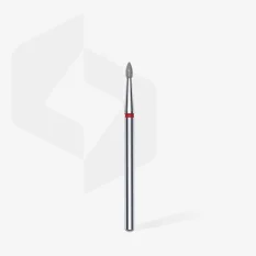 Diamantová fréza STALEKS Expert Pointed Bud - červená, FA60R018/4 (1,8mm/4mm)