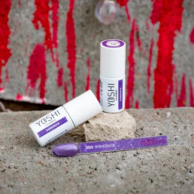 Gél lak YOSHI Heartcore - Shineback 200, 6ml
