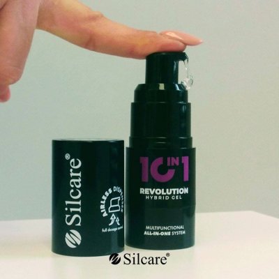 Silcare 10in1 Revolution Hybrid Gel AIRLESS - Clear, 15g