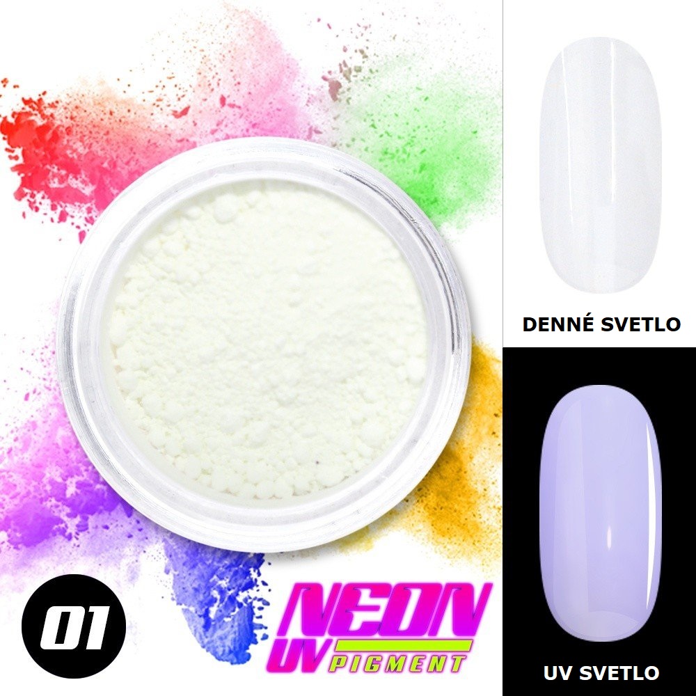 NEON pigment bílý - 01